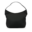 Black Gucci Canvas Shoulder Bag