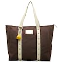 Brown Louis Vuitton Antigua Cabas GM Tote Bag