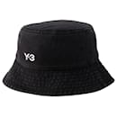 Sombrero de pescador - Y-3 - Algodón - Negro - Y3