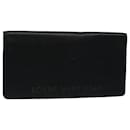 LOUIS VUITTON Chicago Long Wallet Leather Black LV Auth bs10417 - Louis Vuitton