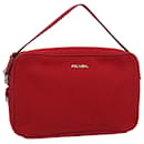 Bolsa de acessórios PRADA Canvas Red Auth ki3861 - Prada