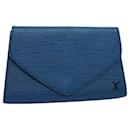 LOUIS VUITTON Epi Art Deco Clutch Bag Blue M52635 LV Auth th4347 - Louis Vuitton