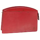 LOUIS VUITTON Pochette Epi Trousse Crete Rosso M48407 LV Aut 60479 - Louis Vuitton