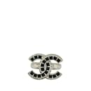 Silberner Chanel CC-Ring