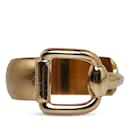 Gold Gucci Horsebit Scarf Ring