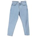 AMI Paris Tapered Jeans in Blue Cotton Denim - Ami