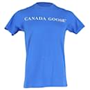 Canada Goose T-shirt ours polaire en coton bleu