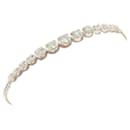 [LuxUness] 18K Diamond Row Bracelet Metal Bracelet in Excellent condition - & Other Stories