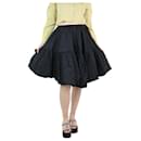 Black textured puffy skirt - size UK 6 - Autre Marque