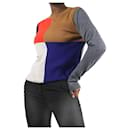 Suéter color block multicolorido - tamanho FR 42 - Sofie d'Hoore