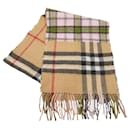 Burberry Brown House Check Cashmere Scarf
