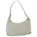 PRADA Shoulder Bag Nylon White Auth bs10435 - Prada