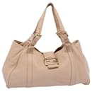 FENDI Shoulder Bag Leather Pink Auth 60963 - Fendi