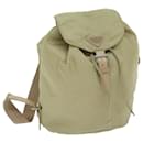 PRADA Backpack Nylon Beige Auth yk9544 - Prada