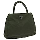 PRADA Hand Bag Nylon Khaki Auth yk9513 - Prada