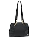 BALLY Tote Bag Leather Black Auth 60671 - Bally