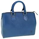 Louis Vuitton Epi Speedy 25 Hand Bag Toledo Blue M43015 LV Auth ki3838