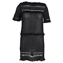 Perforiertes Kleid von Isabel Marant aus schwarzer Viskose