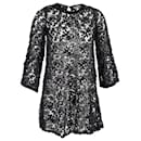 Isabel Marant Sheer Lace Dress in Black Polyester