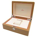 BOITE POUR MONTRE OMEGA SEAMASTER SPEEDMASTER BOIS LAQUE LACQUER WOOD WATCH BOX - Omega