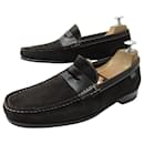 PARABOOT MOCCASIN SHOES 6 40 BROWN SUEDE SUEDE LOAFERS SHOES - Paraboot