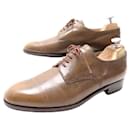 VINTAGE BERLUTI DERBY SHOES 8.5 42.5 BROWN LEATHER BROWN LEATHER SHOES - Berluti