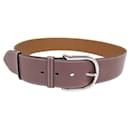 HERMES WIDE BELT 47 MM IN TAUPE BOX LEATHER 90 CM LEATHER BELT + POUCH - Hermès