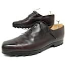 BERLUTI-SCHUHE 518 Oxford-Zehenkappe 9 43 BRAUNE PATINA-LEDERSCHUHE - Berluti