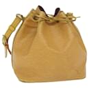 LOUIS VUITTON Epi Petit Noe Shoulder Bag Tassili Yellow M44109 LV Auth 60685 - Louis Vuitton