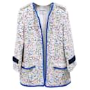 Chanel 17Giacca blazer multicolore in tweed P