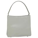 PRADA Shoulder Bag Leather Ivory Auth 61492 - Prada