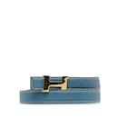 Blue Hermes Constance Reversible Belt - Hermès