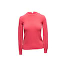 Pinkfarbener Valentino-Pullover aus Schurwolle und Kaschmir, Größe US XS