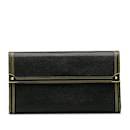 Black Louis Vuitton Suhali Porte Tresor International Wallet