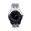 Silver Stainless Steel Mod 5500 M Quartz Wrist Watch Black - Gucci