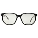 Bottega Veneta B.V1097O-Brille mit D-Rahmen aus schwarzem Acetat