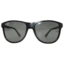 Prada SPR 20S getönte Sonnenbrille aus schwarzem Kunststoff