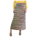 Multicoloured wool and cashmere-blend midi skirt - size S - Chloé