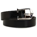 Cinturón de cuero negro Cartier