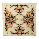 Floral Pattern Silk Scarf - Dior