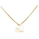 Dior Shell Heart Pendant Necklace Metal Necklace in Good condition