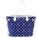 Louis Vuitton Match LV Neverfull MM Blue Limited Edition very good condition
