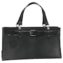 Christian Dior Hand Bag Nylon Black Auth bs10556
