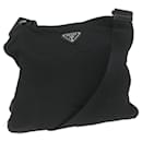 PRADA Shoulder Bag Nylon Black Auth bs10533 - Prada