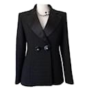 New Paris / Cosmopolite Black Tweed Jacket - Chanel