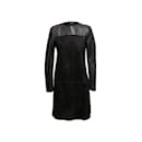 Black Celine Suede & Leather Dress Size FR 40 - Céline