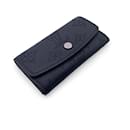 Black Mahina Leather Multicle 4 Key Case Holder Pouch - Louis Vuitton