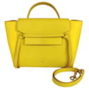 Celine Belt Bag Mini couro de bezerro amarelo - Céline