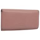 GUCCI Long Portefeuille Cuir Rose 354498 Auth bs10632 - Gucci