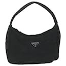 PRADA Hand Bag Nylon Black Auth bs10631 - Prada